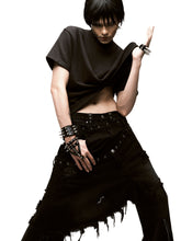 Charger l'image dans la galerie, SSSS - UNISEX - Twins layer - Skirt (darkgrey)