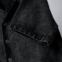 Charger l'image dans la galerie, HOMME - DANIEL - CHEMISE EN DENIM (bleu/gris délavé/jaune moutarde)