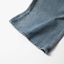 Charger l'image dans la galerie, UNISEX - Noah - Jean évasé (bleu/noir)