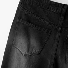 Charger l'image dans la galerie, UNISEX - Noah - Jean évasé (bleu/noir)