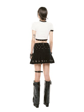 Load image into Gallery viewer, SSSS - WOMEN - Multi Buckle Pleated - Skirt (black)
