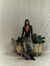 Lade das Bild in den Galerie-Viewer, UNISEX - PHASE - CAMO DENIM PANTS
