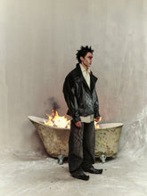 Lade das Bild in den Galerie-Viewer, UNISEX - STUART - REAL LEATHER JACKET

