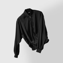 Load image into Gallery viewer, MEN - Second life - Silk Bomber (black)
