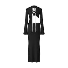 Load image into Gallery viewer, ATLU - Piercing - Knit dress (black)
