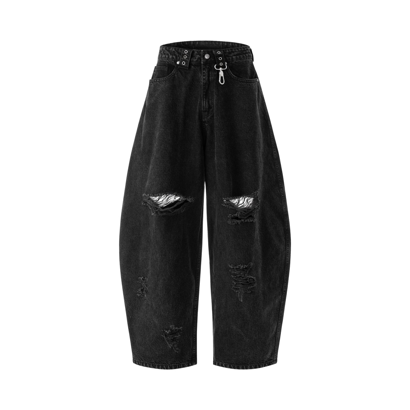 SSSS - UNISEX - Distressed balloon - Jeans (blue/dark)