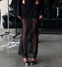 Load image into Gallery viewer, WOMEN - Pharsa - Sheer mesh long skirt
