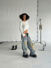 Load image into Gallery viewer, WOMEN - Aurora - Two side long tee
